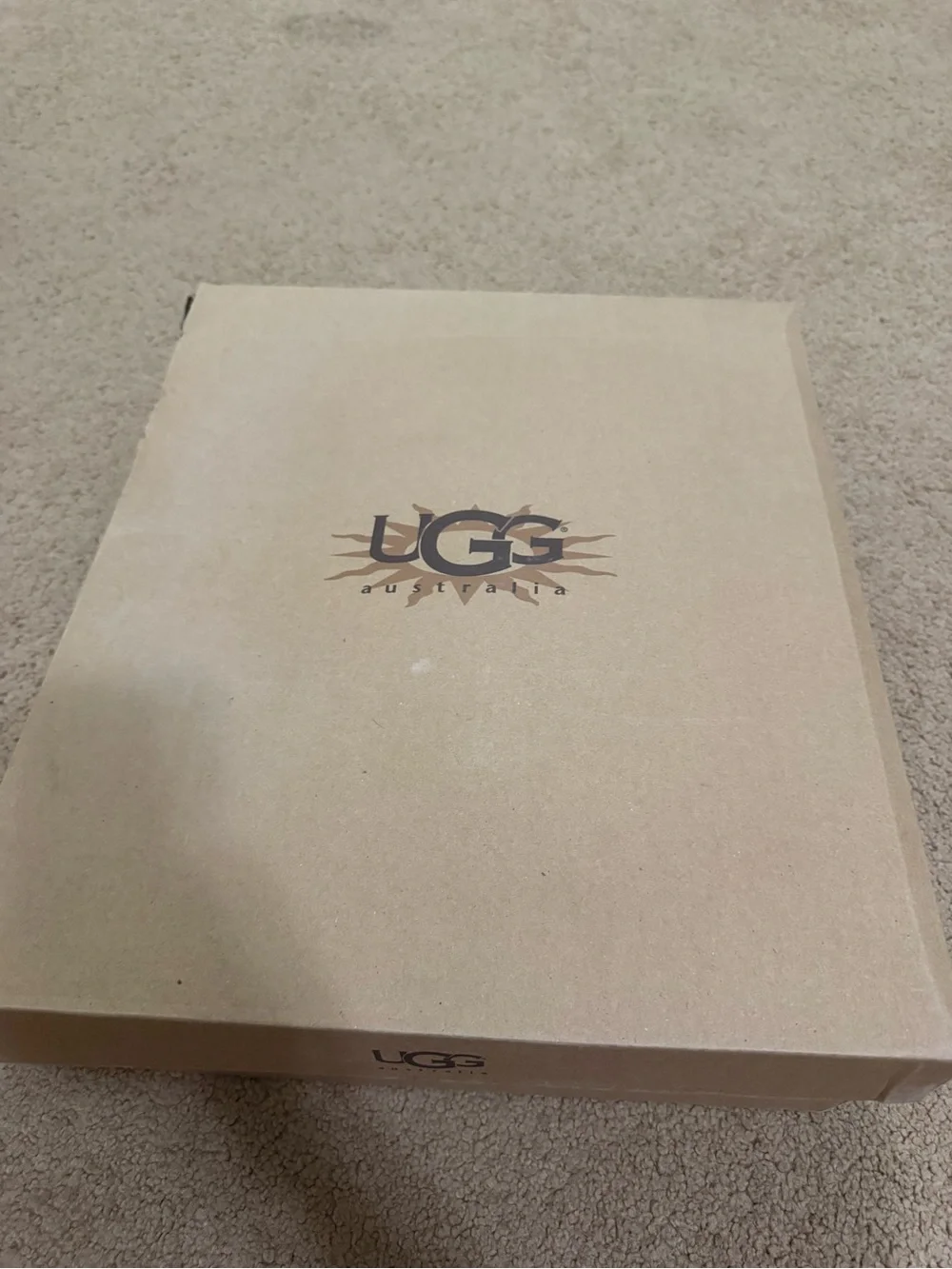 UGG Gray Suede Shearling Lace-Up Winter Boots